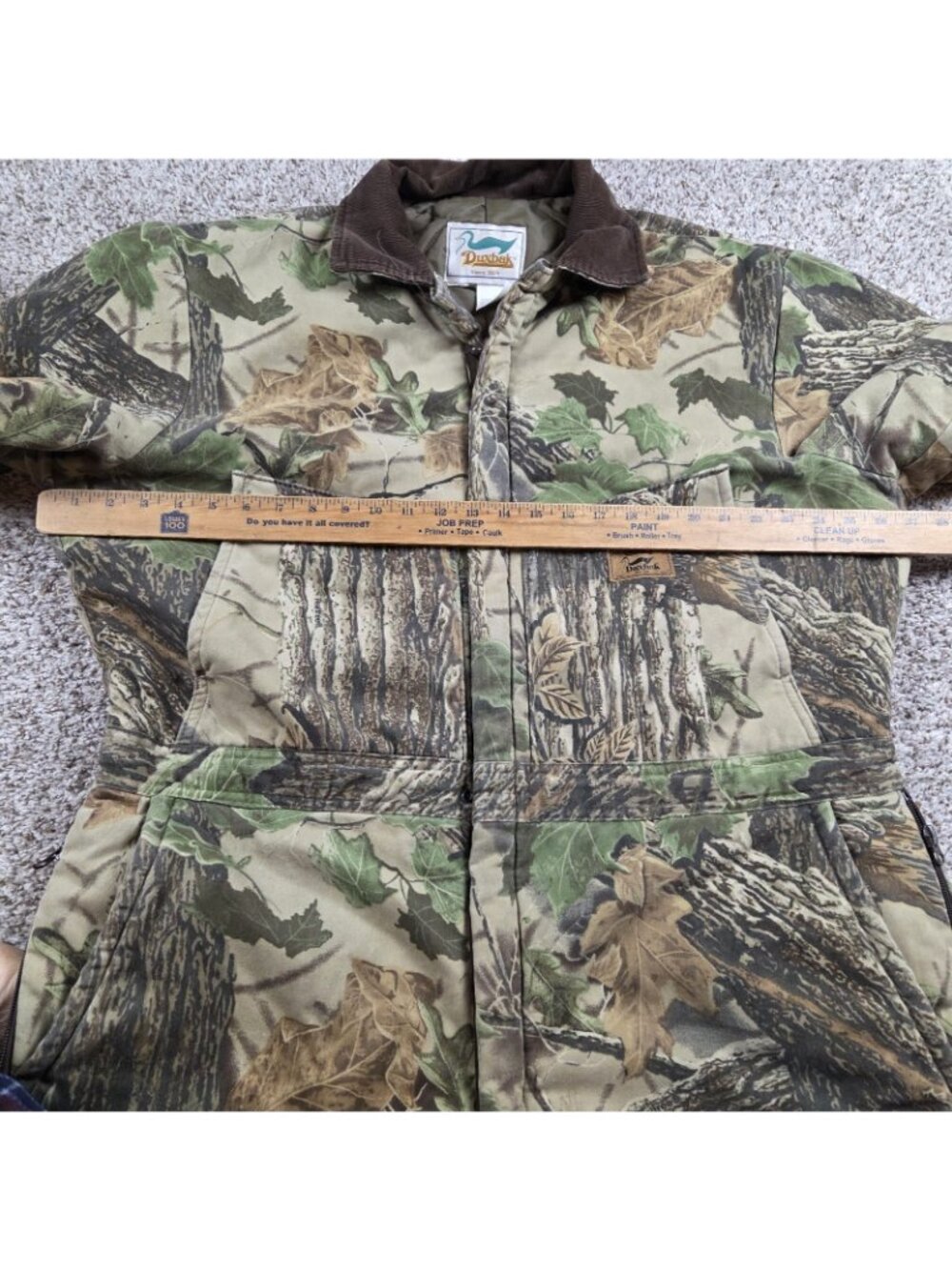 Vintage Duxbak Realtree Camouflage Hunting Coveralls Adult XL Insulated - Picture 3 of 10